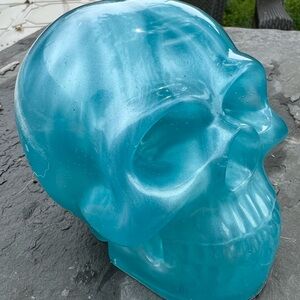blue skull
